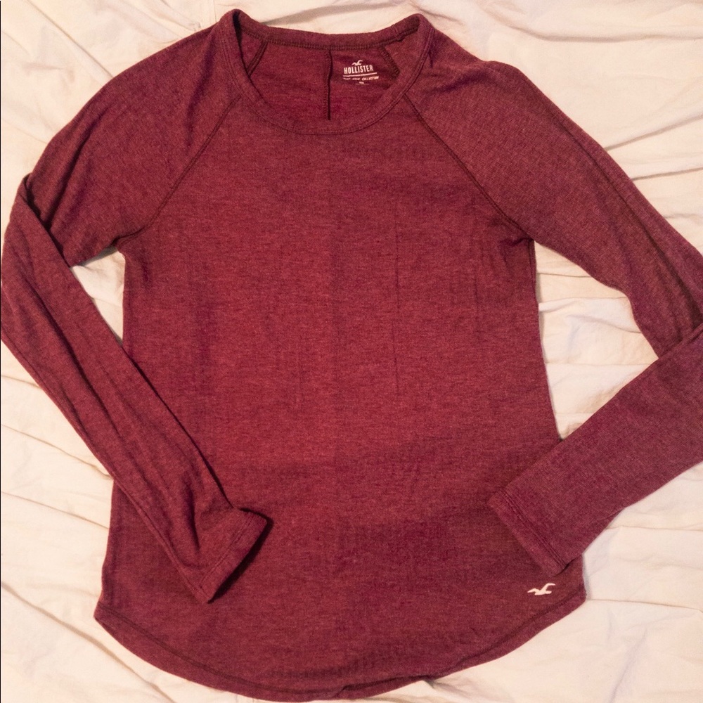 Burgundy long sleeve